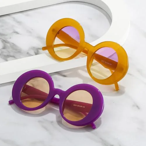 Большие овальные солнцезащитные очки для женщин, разноцветные, в стиле ретро, градиентные, панк, солнцезащитные очки для мужчин MTZJH, Yellow Purple Yellow
Большие овальные солнцезащитные очки для женщин, разноцветные, в стиле ретро, градиентные, панк, солнцезащитные очки для мужчин MTZJH, Yellow Purple Yellow