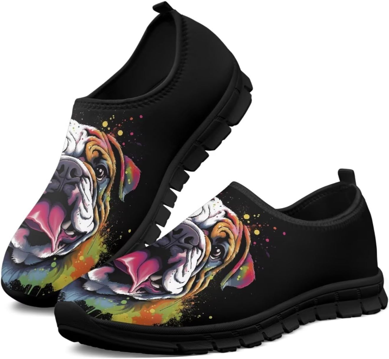 Женские кроссовки Binienty для прогулок, мужские спортивные слипоны, дышащие низкие лоферы, Colorful Ink Splash Bulldog
Женские кроссовки Binienty для прогулок, мужские спортивные слипоны, дышащие низкие лоферы, Colorful Ink Splash Bulldog