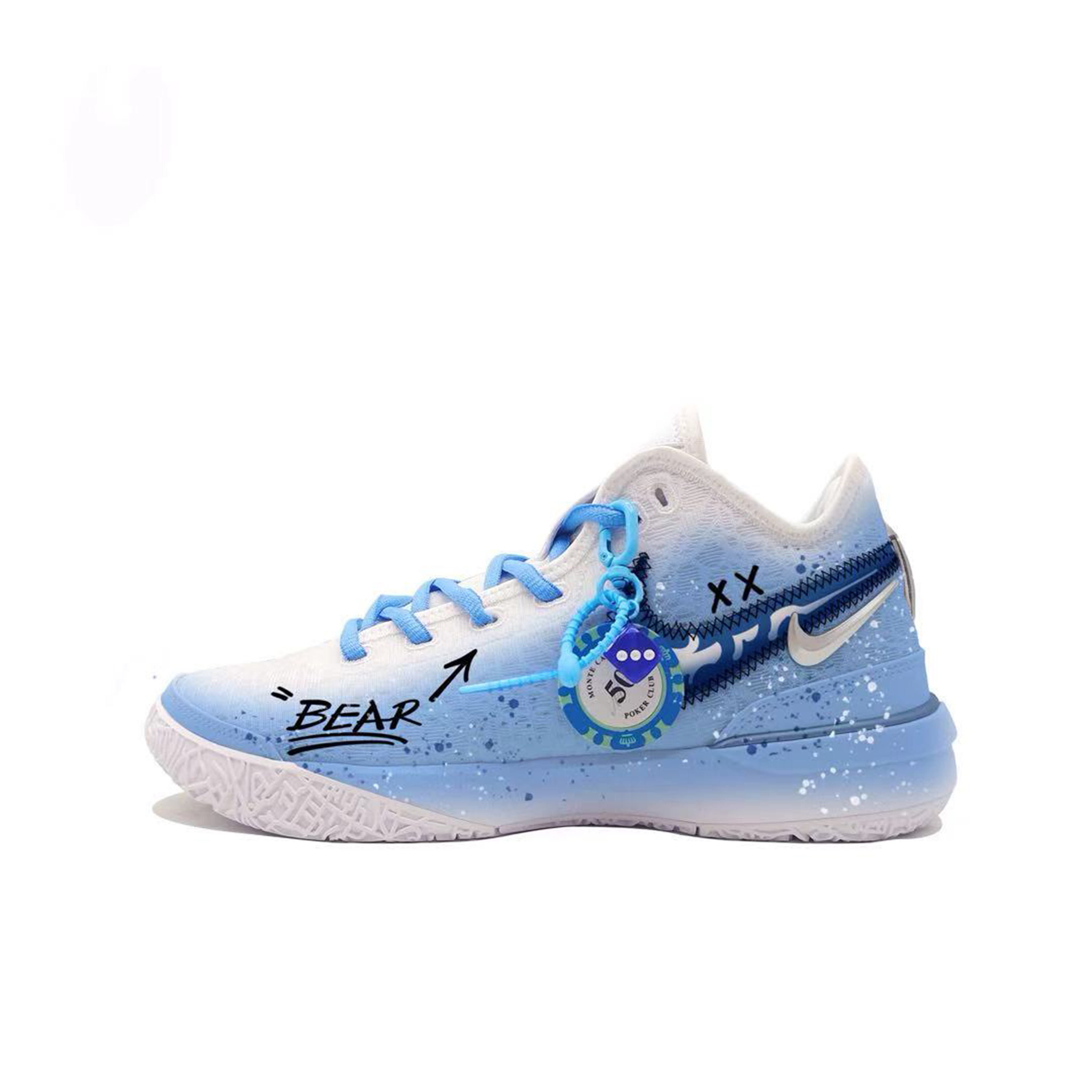 Nike Баскетбольные кроссовки LeBron NXXT Gen с противоскользящим покрытием, износостойкие, низкие, мужские, сине-белые
Nike Баскетбольные кроссовки LeBron NXXT Gen с противоскользящим покрытием, износостойкие, низкие, мужские, сине-белые