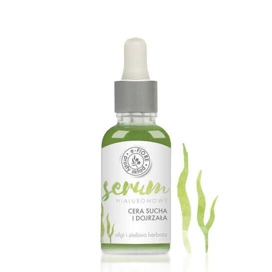 Натуральная гиалуроновая сыворотка против морщин с водорослями и зеленым чаем 30мл, eFiore
Натуральная гиалуроновая сыворотка против морщин с водорослями и зеленым чаем 30мл, eFiore