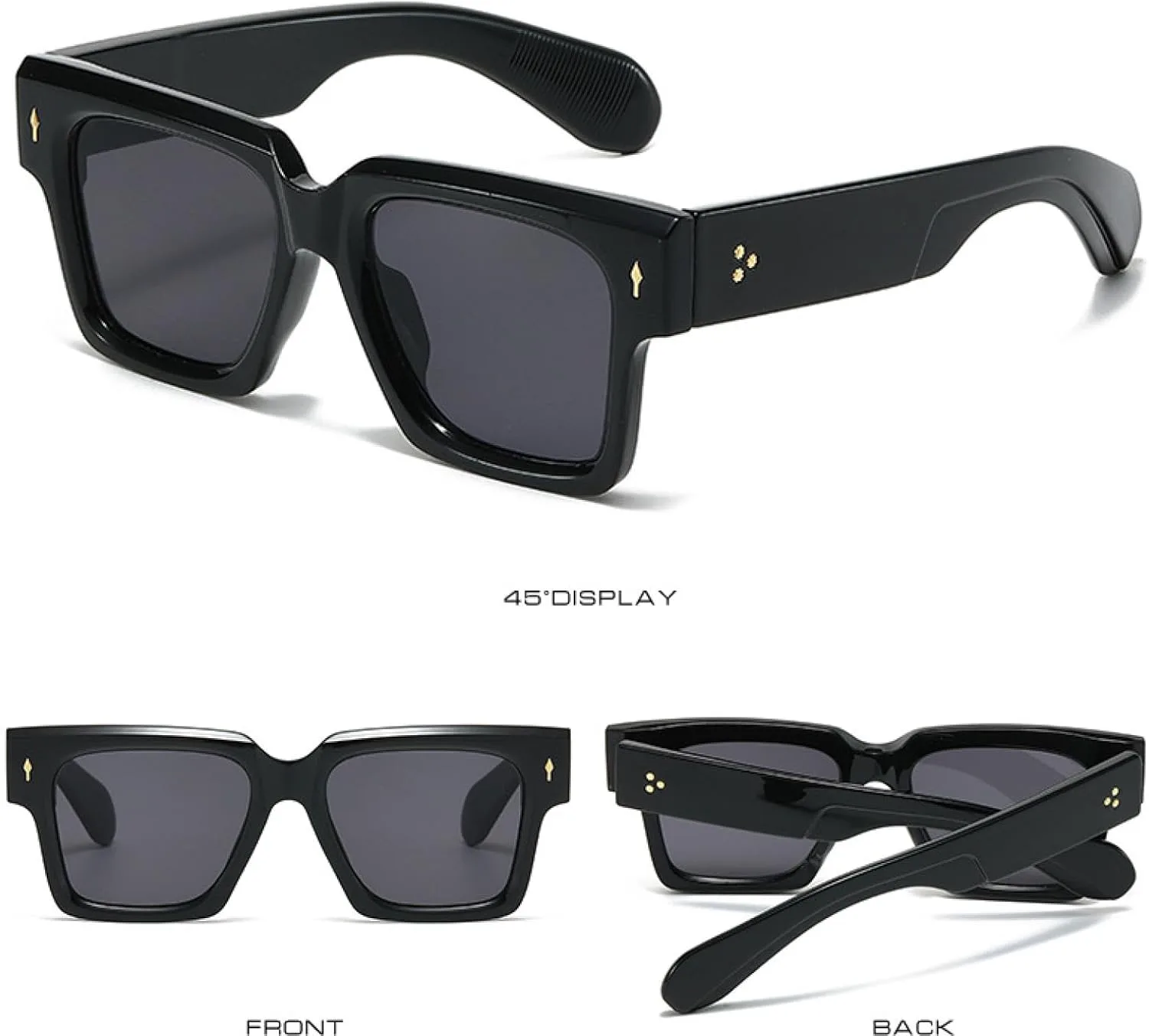 Большие женские солнцезащитные очки класса люкс с декоративными заклепками, солнцезащитные очки UV400 для мужчин, желто-синие солнцезащитные очки VVTWSSW, Green Grey
Большие женские солнцезащитные очки класса люкс с декоративными заклепками, солнцезащитные очки UV400 для мужчин, желто-синие солнцезащитные очки VVTWSSW, Green Grey