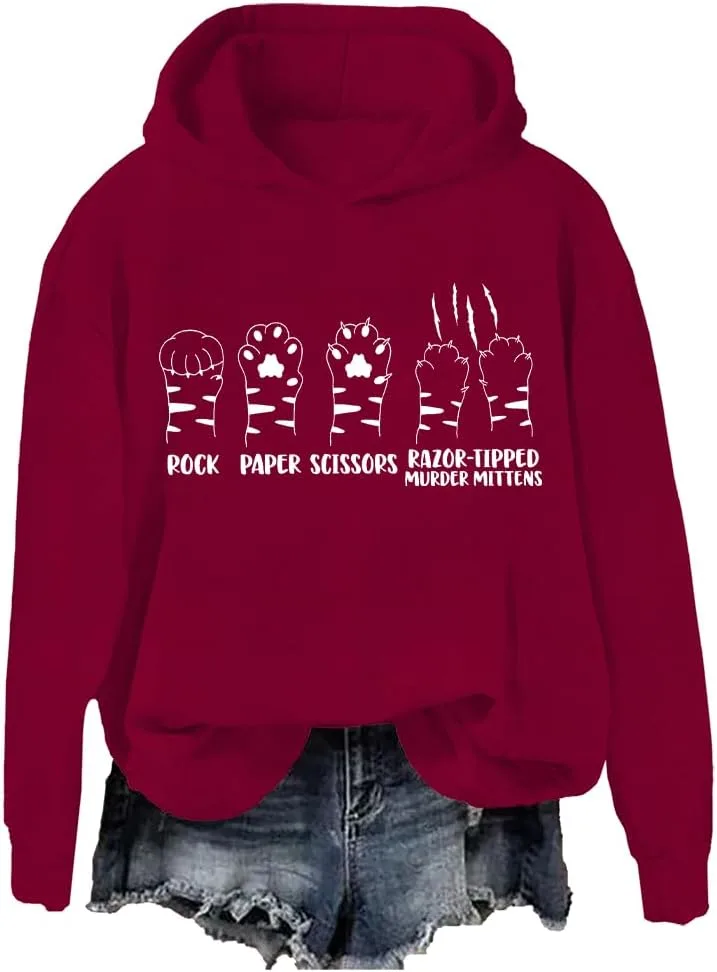 Толстовка Rock Paper Scissors с принтом лапки
Толстовка Rock Paper Scissors с принтом лапки