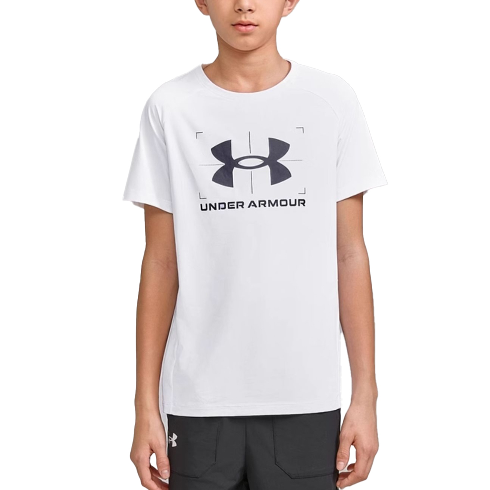 Under Armour Футболка SS25 белая для подростков
Under Armour Футболка SS25 белая для подростков