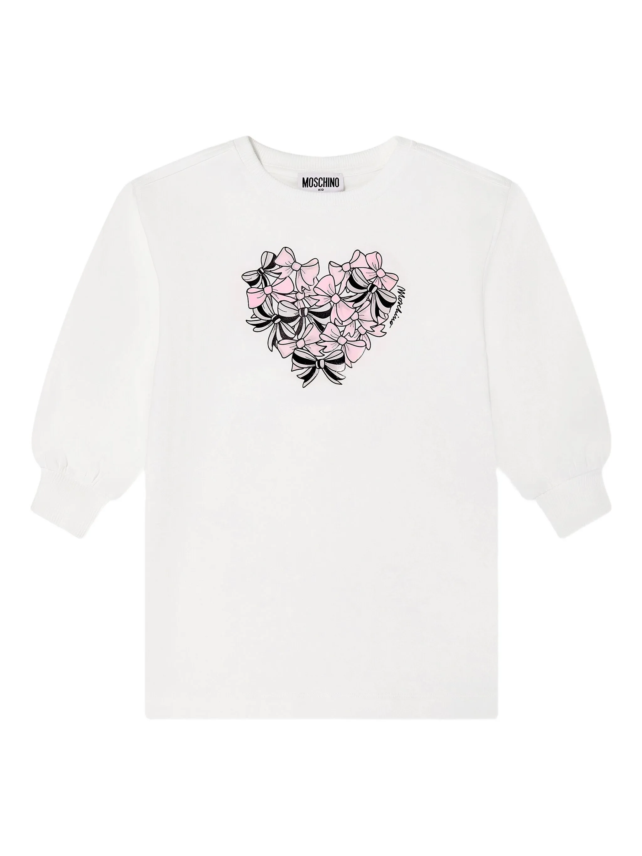 Платье с принтом Moschino Kids, белый
Платье с принтом Moschino Kids, белый