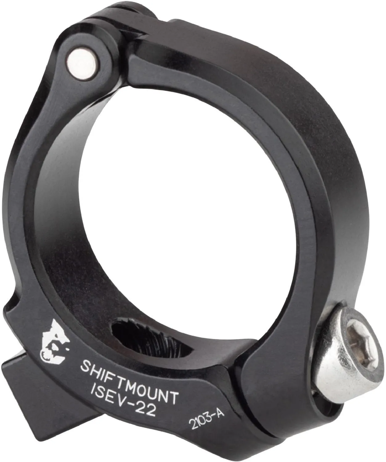 Крепление ShiftMount ISEV-22 для Shimano I-Spec EV Wolf Tooth Components, Black 
Крепление ShiftMount ISEV-22 для Shimano I-Spec EV Wolf Tooth Components, Black