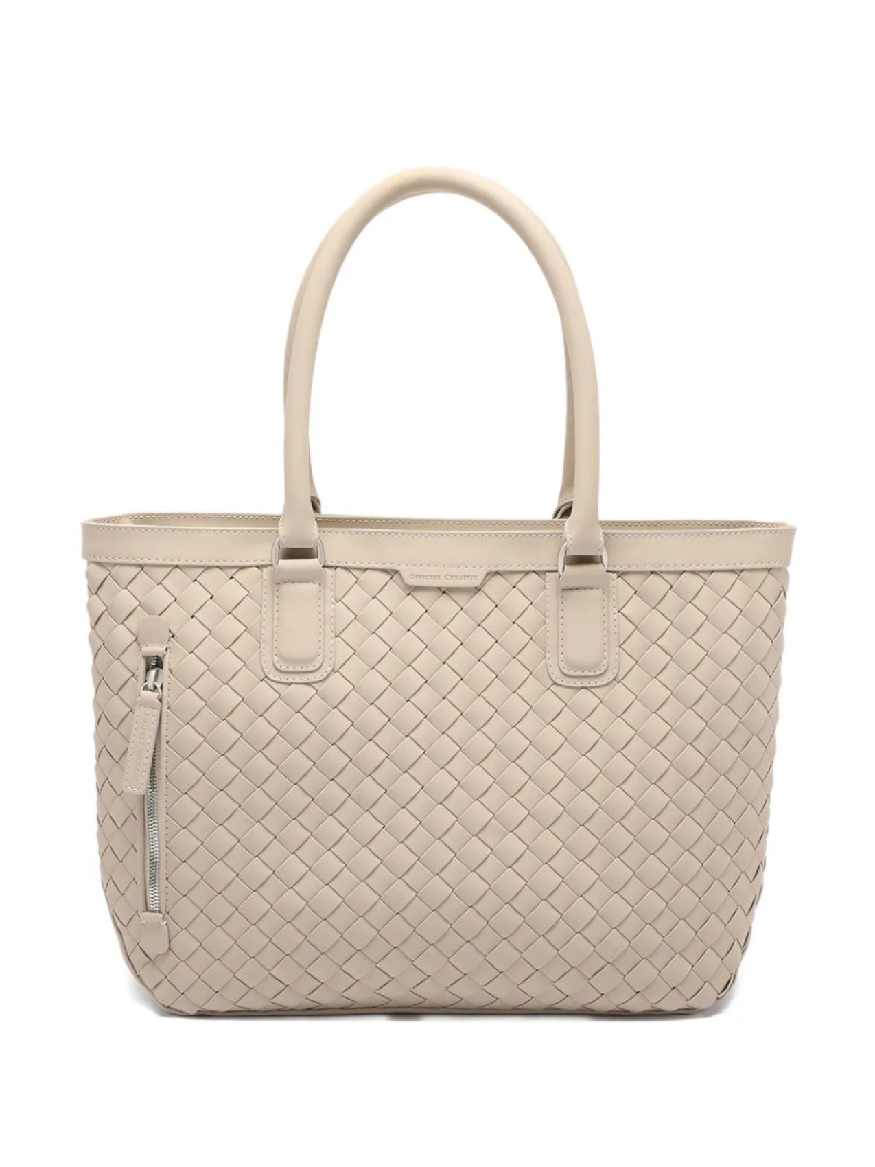 Кожаная сумка-тоут Officine Creative, нейтральный
Кожаная сумка-тоут Officine Creative, нейтральный