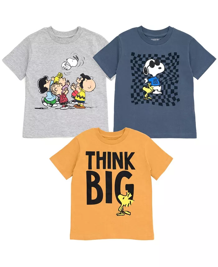 Мальчиковые футболки Woodstock Snoopy Charlie Brown, 3 штуки Peanuts, мультиколор
Мальчиковые футболки Woodstock Snoopy Charlie Brown, 3 штуки Peanuts, мультиколор