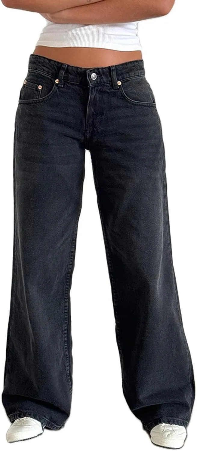 Mxiqqpltky низкие джинсы для женщин mom jeans широкие прямые мешковатые
Mxiqqpltky низкие джинсы для женщин mom jeans широкие прямые мешковатые