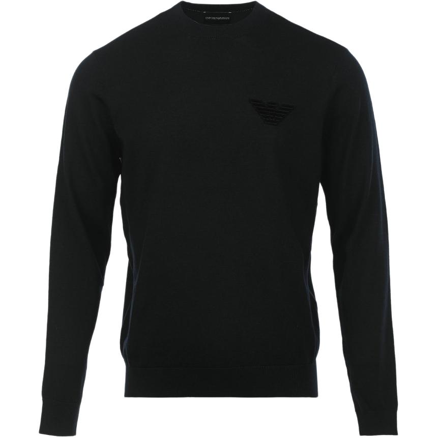 EMPORIO ARMANI Минималистичный свитер сплошного цвета для мужчин, темно-синий
EMPORIO ARMANI Минималистичный свитер сплошного цвета для мужчин, темно-синий