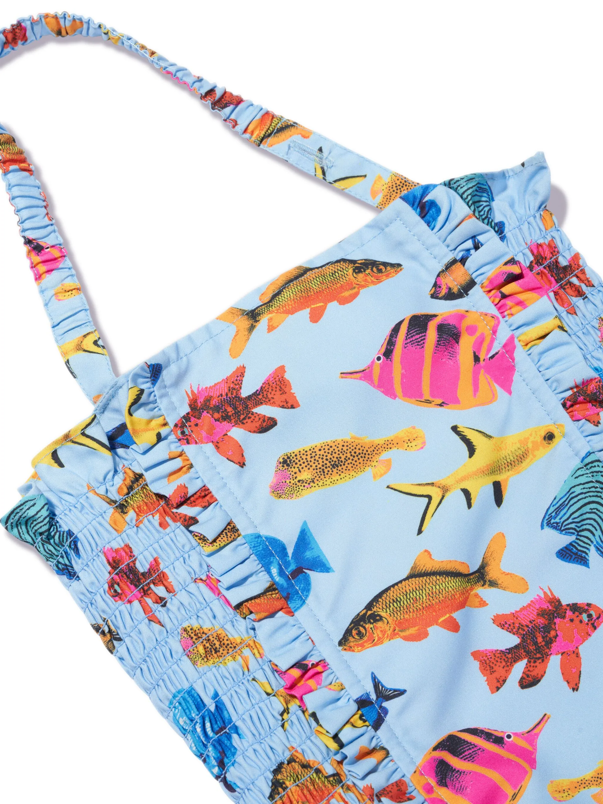 Купальник со сборками Rachel Riley, синий
Купальник со сборками Rachel Riley, синий