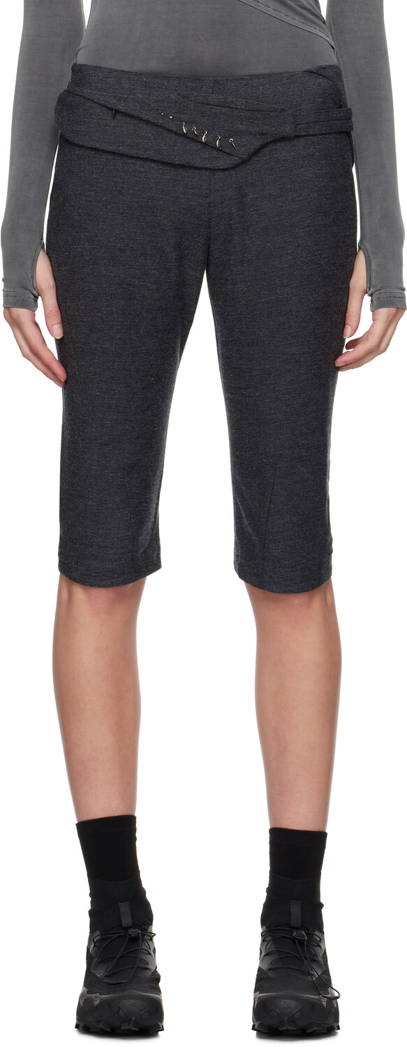 Брюки-капри с серой сумкой-подвеской HYEIN SEO 
Брюки-капри с серой сумкой-подвеской HYEIN SEO