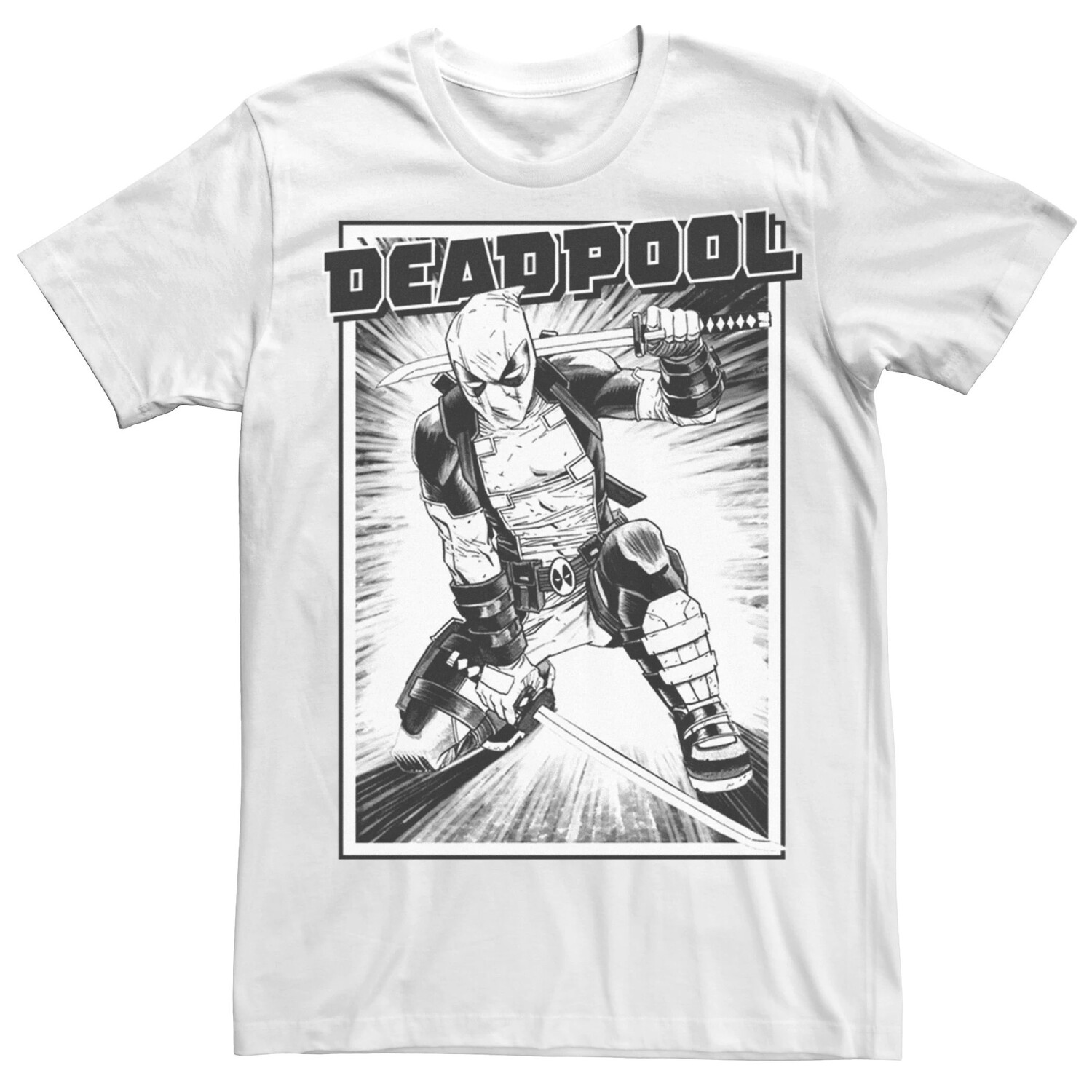 Мужская футболка Marvel Comics Deadpool Samurai Stance Licensed Character 
Мужская футболка Marvel Comics Deadpool Samurai Stance Licensed Character