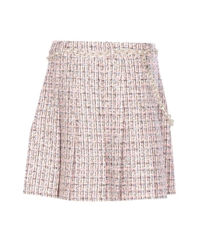 Мини-Юбка из буклы с хрустальным поясом Self Portrait, розовый
Мини-Юбка из буклы с хрустальным поясом Self Portrait, розовый