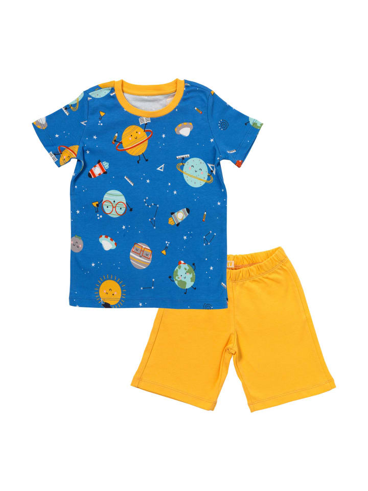 Schlummersack Детские короткие шорты из органического хлопка синего и желтого цвета
Schlummersack Детские короткие шорты из органического хлопка синего и желтого цвета