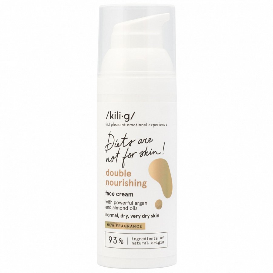 Крем для лица с двойным увлажняющим эффектом nourishing face cream with double nourishing effect Kilig, 50 мл
Крем для лица с двойным увлажняющим эффектом nourishing face cream with double nourishing effect Kilig, 50 мл
