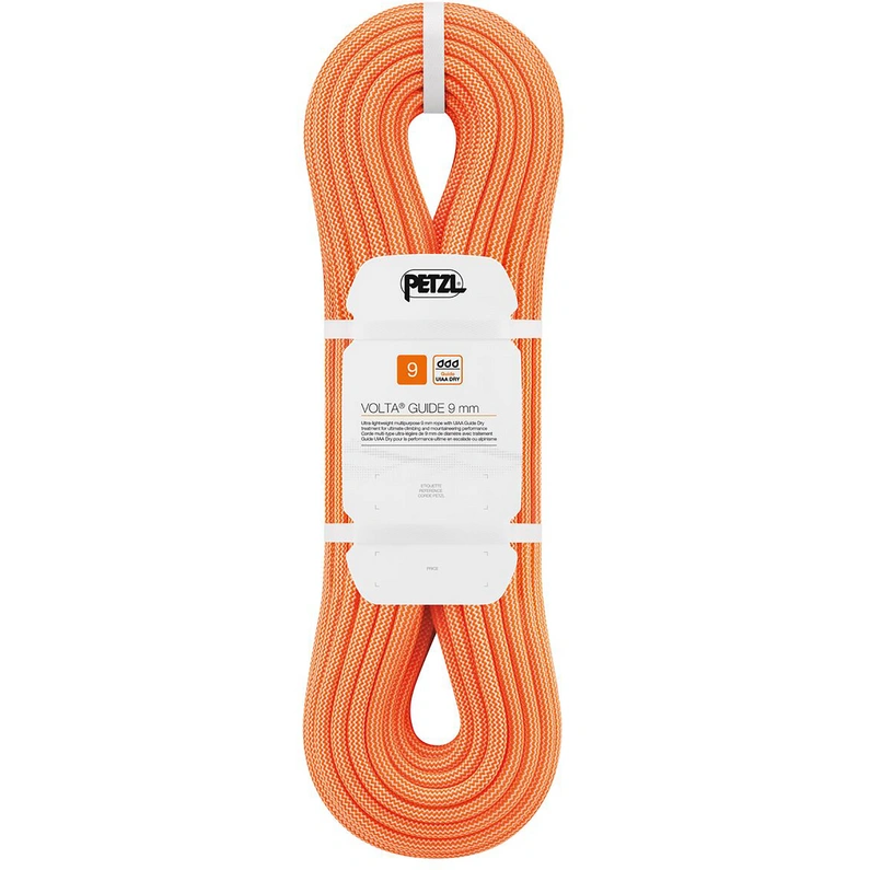 Альпинистская веревка Volta Guide 9.0 Petzl, orange
Альпинистская веревка Volta Guide 9.0 Petzl, orange