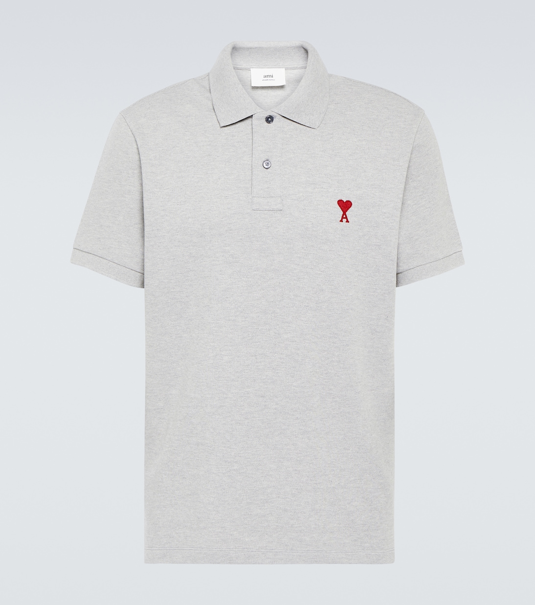 Хлопковая пике-поло Ami De Cœur Ami Paris, Heather Ash Grey
Хлопковая пике-поло Ami De Cœur Ami Paris, Heather Ash Grey
