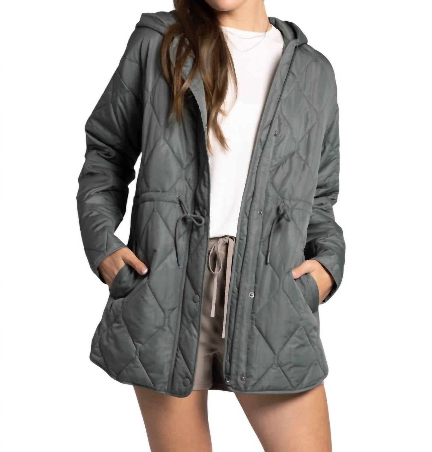 Пуховик Cecily в дымчато-зеленом цвете Thread & Supply
Пуховик Cecily в дымчато-зеленом цвете Thread & Supply