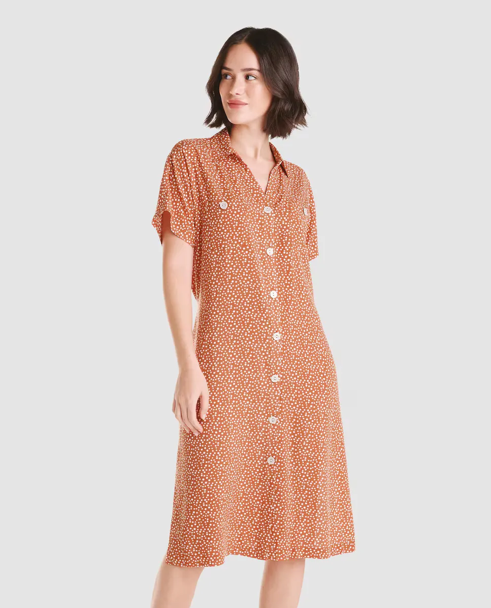 Короткое платье с принтом Lohe, оранжевый
Короткое платье с принтом Lohe, оранжевый