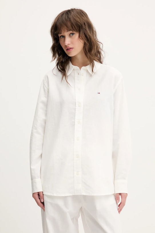 Рубашка с добавлением льна Tommy Jeans, бежевый
Рубашка с добавлением льна Tommy Jeans, бежевый