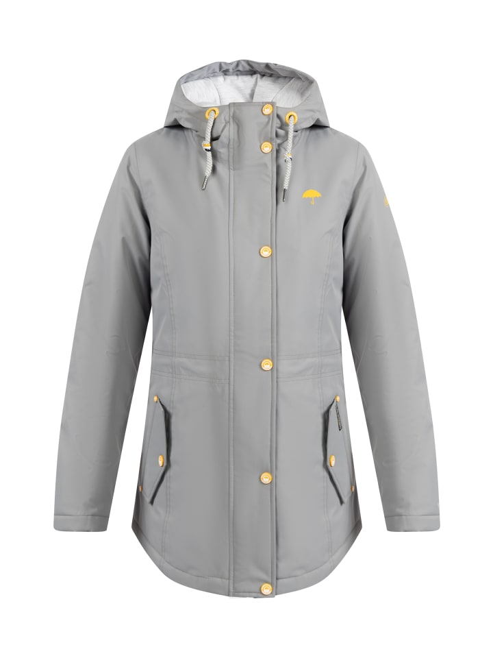 Женская зимняя куртка с принтом Волшебство серого цвета Schmuddelwedda
Женская зимняя куртка с принтом Волшебство серого цвета Schmuddelwedda