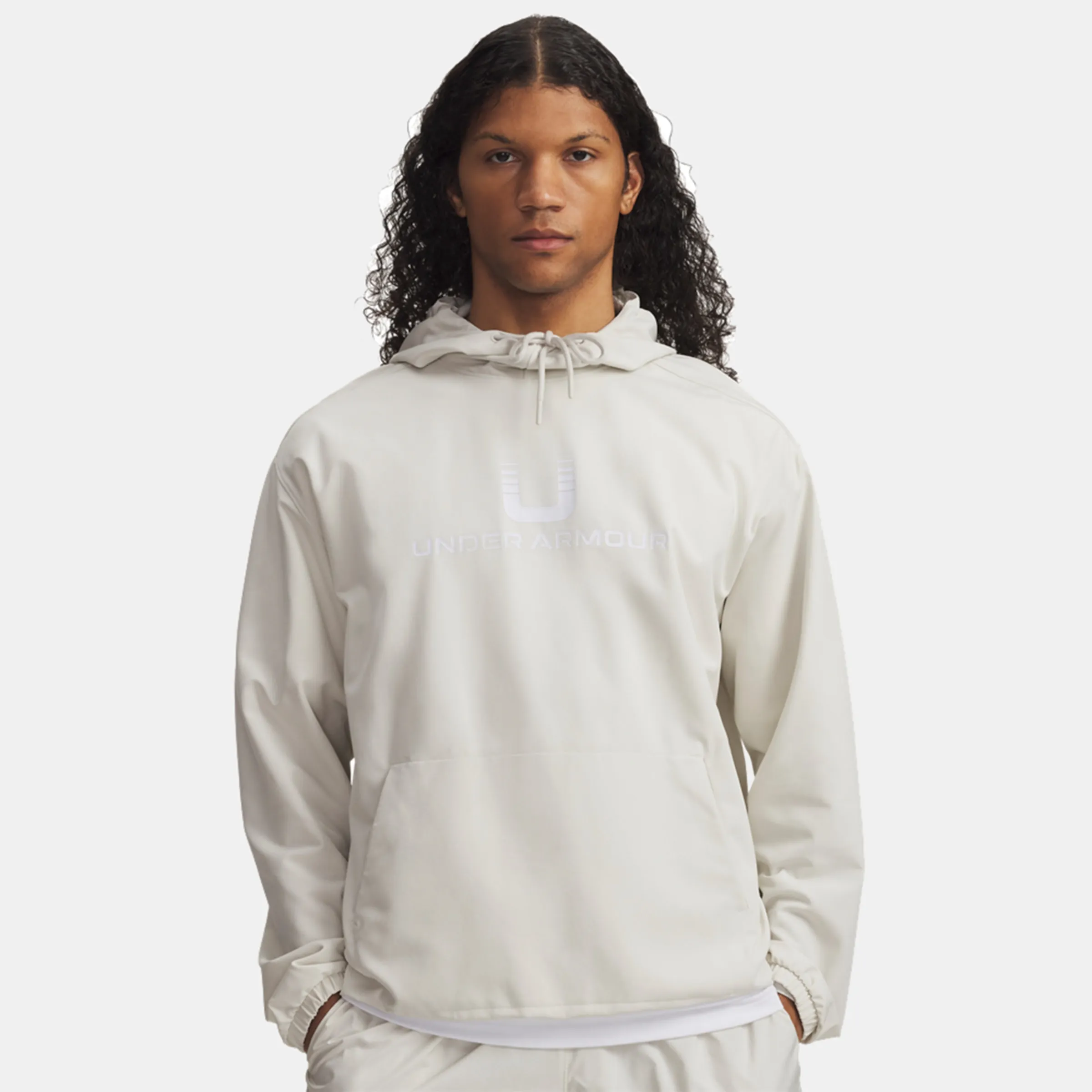 Мужская толстовка UA Unstoppable Wvn Hoodie Under Armour, белый
Мужская толстовка UA Unstoppable Wvn Hoodie Under Armour, белый