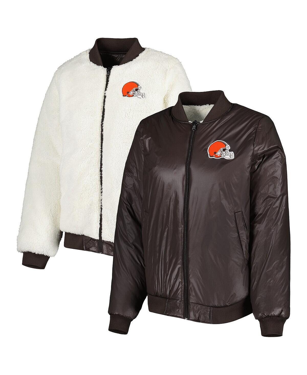 Женская двусторонняя куртка с молнией во всю длину, овсяно-коричневый Cleveland Browns Switchback G-III 4Her by Carl Banks
Женская двусторонняя куртка с молнией во всю длину, овсяно-коричневый Cleveland Browns Switchback G-III 4Her by Carl Banks