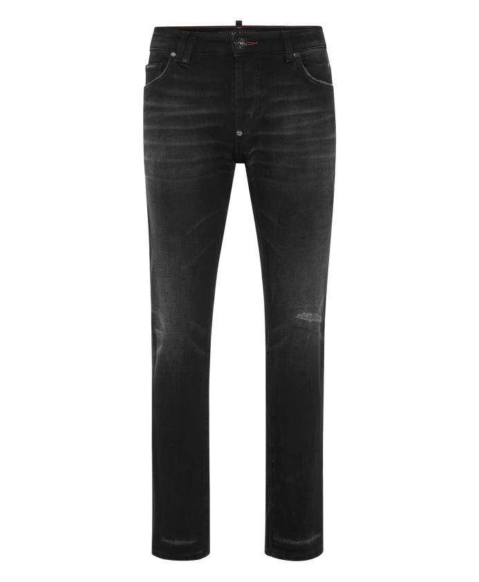 Джинсовые брюки прямого кроя. Philipp Plein, черный
Джинсовые брюки прямого кроя. Philipp Plein, черный