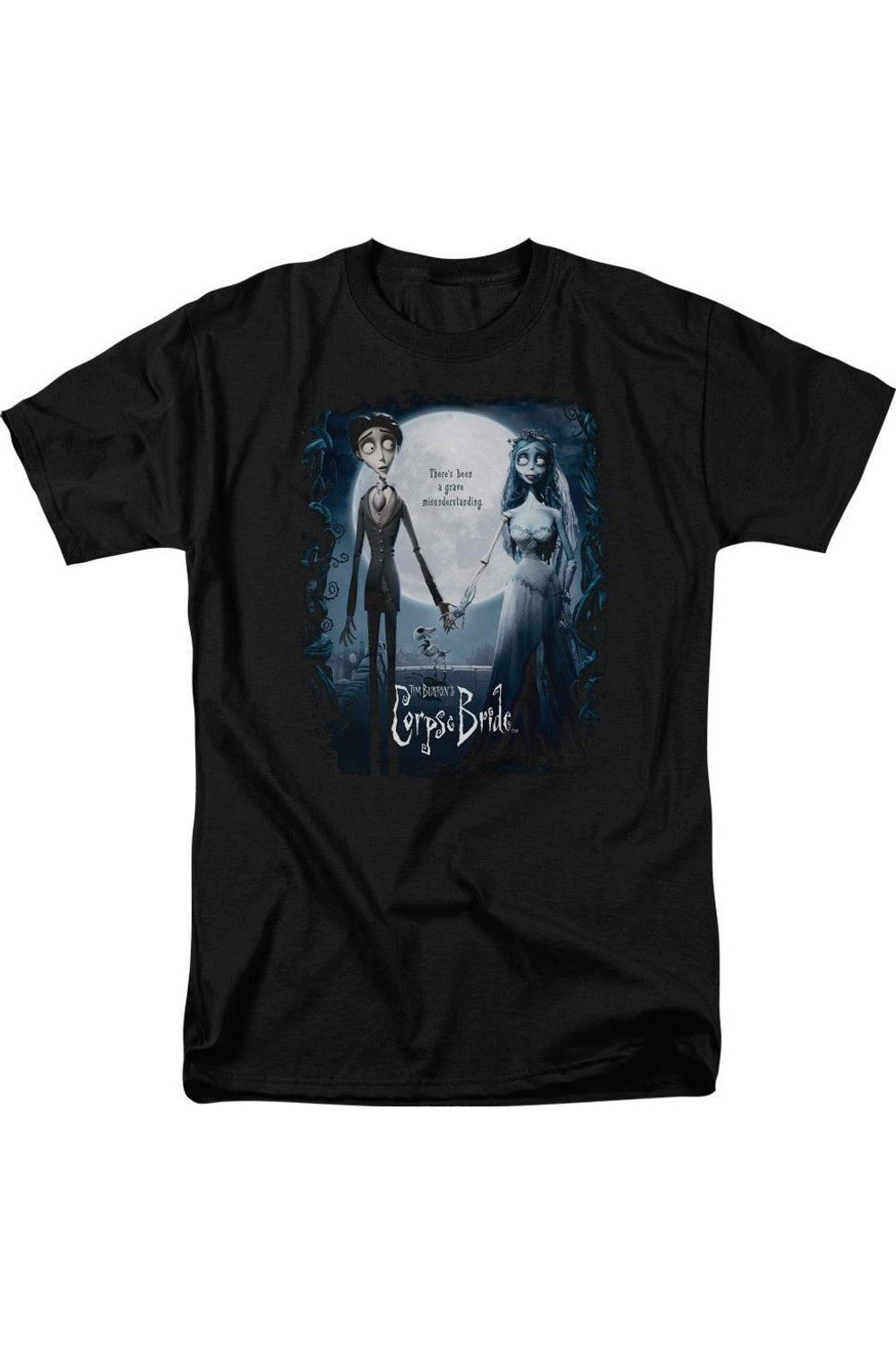 Футболка с коротким рукавом для взрослых с постером «Труп невесты» Gildan, черный
Футболка с коротким рукавом для взрослых с постером «Труп невесты» Gildan, черный