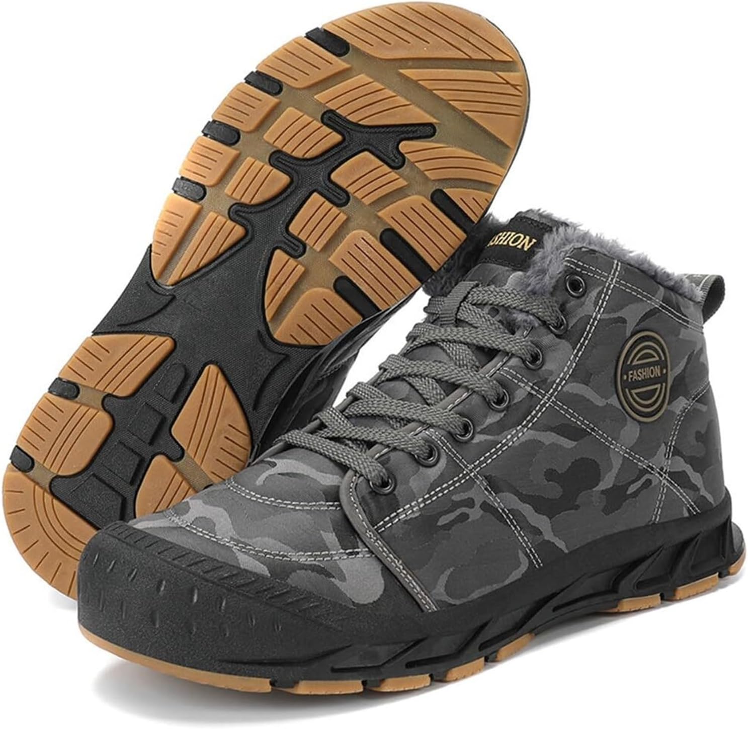 Мужские зимние ботинки для снега, полностью с меховой подкладкой, на молнии и шнуровке, водонепроницаемые, удобные, легкие снежные кроссовки с пушистой отделкой Generic, серый
Мужские зимние ботинки для снега, полностью с меховой подкладкой, на молнии и шнуровке, водонепроницаемые, удобные, легкие снежные кроссовки с пушистой отделкой Generic, серый