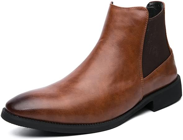 Мужские кожаные ботинки бренда Sfwarmart, дизайнерская модель из Италии, модные повседневные деловые ботинки на щиколотку, обувь для мужчин, большой размер, коричневый
Мужские кожаные ботинки бренда Sfwarmart, дизайнерская модель из Италии, модные повседневные деловые ботинки на щиколотку, обувь для мужчин, большой размер, коричневый