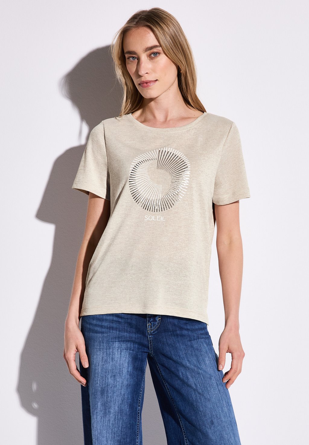 Футболка с принтом Street One, бежевый
Футболка с принтом Street One, бежевый