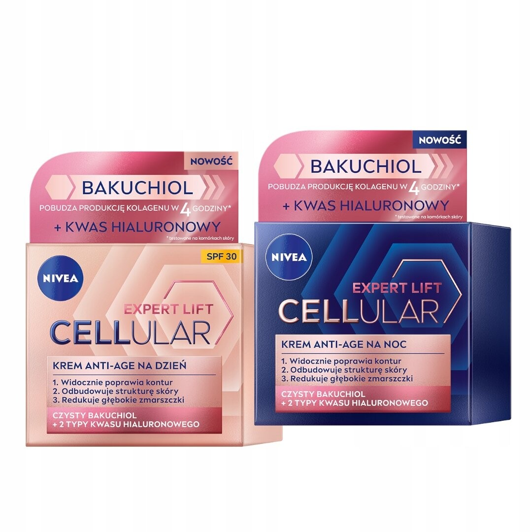 Nivea, Крем для лица Cellular Expert Lift Anti-age, ночной/дневной, 2x50 мл
Nivea, Крем для лица Cellular Expert Lift Anti-age, ночной/дневной, 2x50 мл