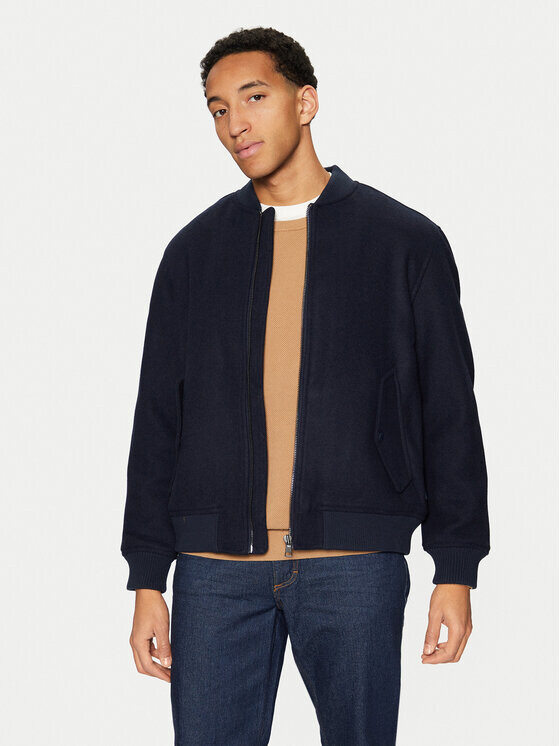 Бомбер стандартного кроя Mustang, синий
Бомбер стандартного кроя Mustang, синий