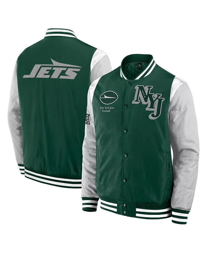 Мужская и женская зеленая куртка New York Jets Elements Elite на молнии Fanatics
Мужская и женская зеленая куртка New York Jets Elements Elite на молнии Fanatics
