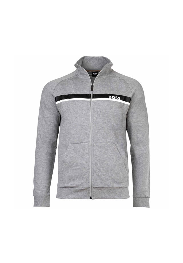 Толстовка - аутентичная куртка с застежкой-молнией и воротником-стойкой из хлопка Boss, серый
Толстовка - аутентичная куртка с застежкой-молнией и воротником-стойкой из хлопка Boss, серый