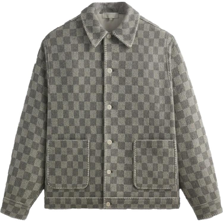 Клетчатая блуза с воротником KITH, steel
Клетчатая блуза с воротником KITH, steel