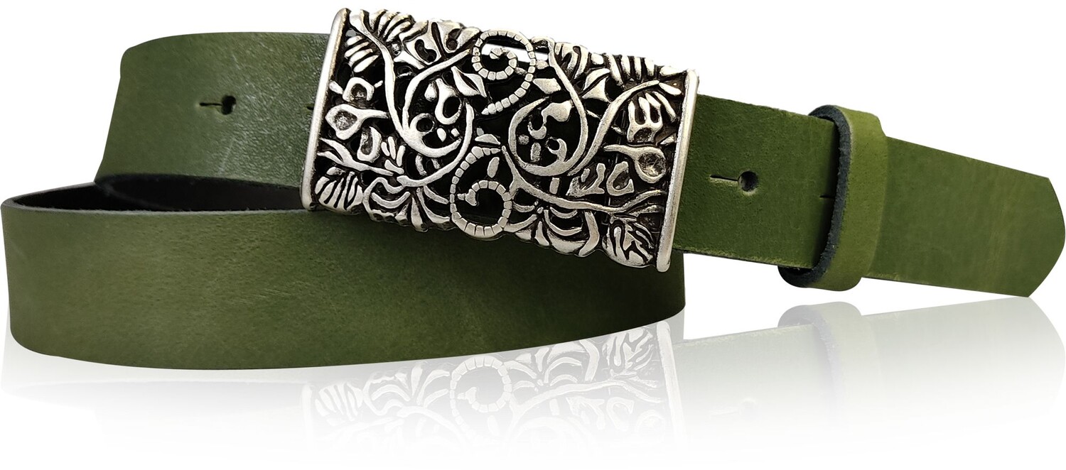 Кожаный ремень FRONHOFER, хаки
Кожаный ремень FRONHOFER, хаки