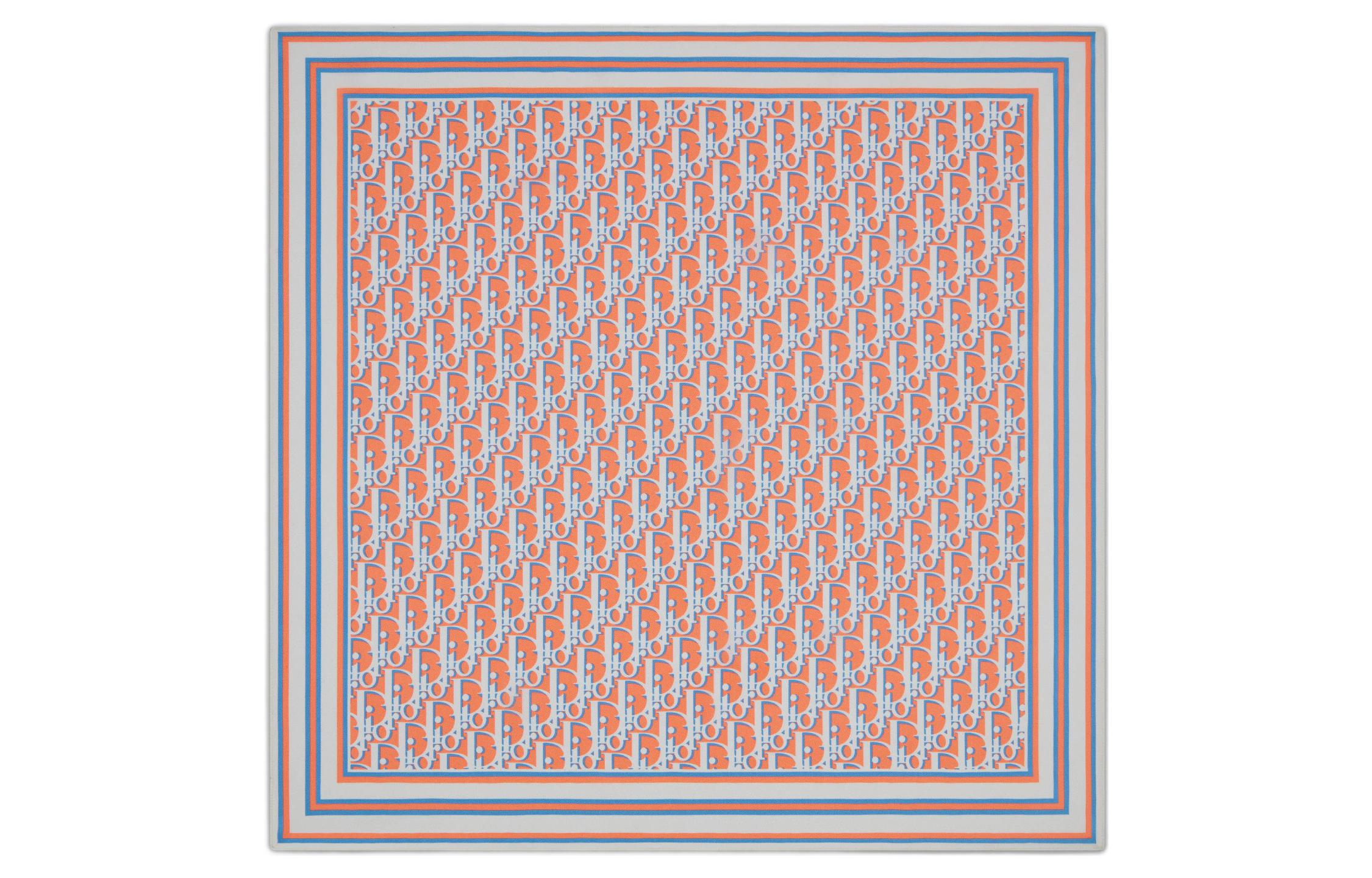 Шёлковый шарф мужской оранжево-серый DIOR
Шёлковый шарф мужской оранжево-серый DIOR