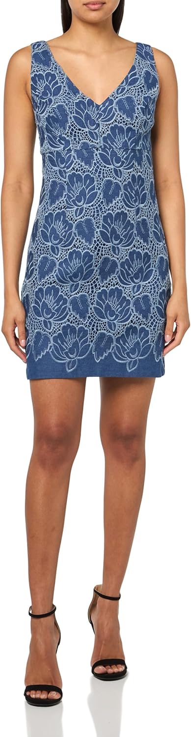 GUESS Женское платье Caylee без рукавов, Blue Ribbon
GUESS Женское платье Caylee без рукавов, Blue Ribbon