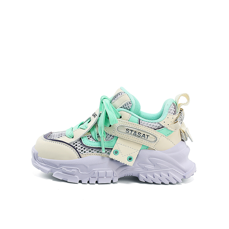 Нескользящие, противоударные, амортизирующие, устойчивые к истиранию, дышащие, низкие, детские кроссовки для повседневной носки ST&SAT, фиолетовый/мятный/зеленый
Нескользящие, противоударные, амортизирующие, устойчивые к истиранию, дышащие, низкие, детские кроссовки для повседневной носки ST&SAT, фиолетовый/мятный/зеленый