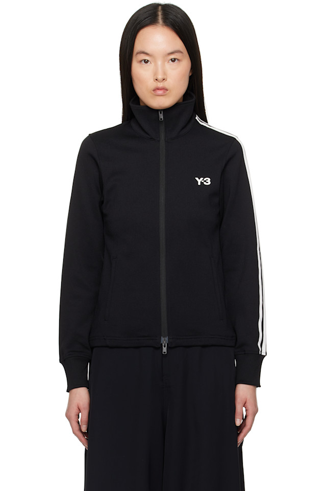 Тренировочная куртка с тремя полосками Y-3, черный 
Тренировочная куртка с тремя полосками Y-3, черный
