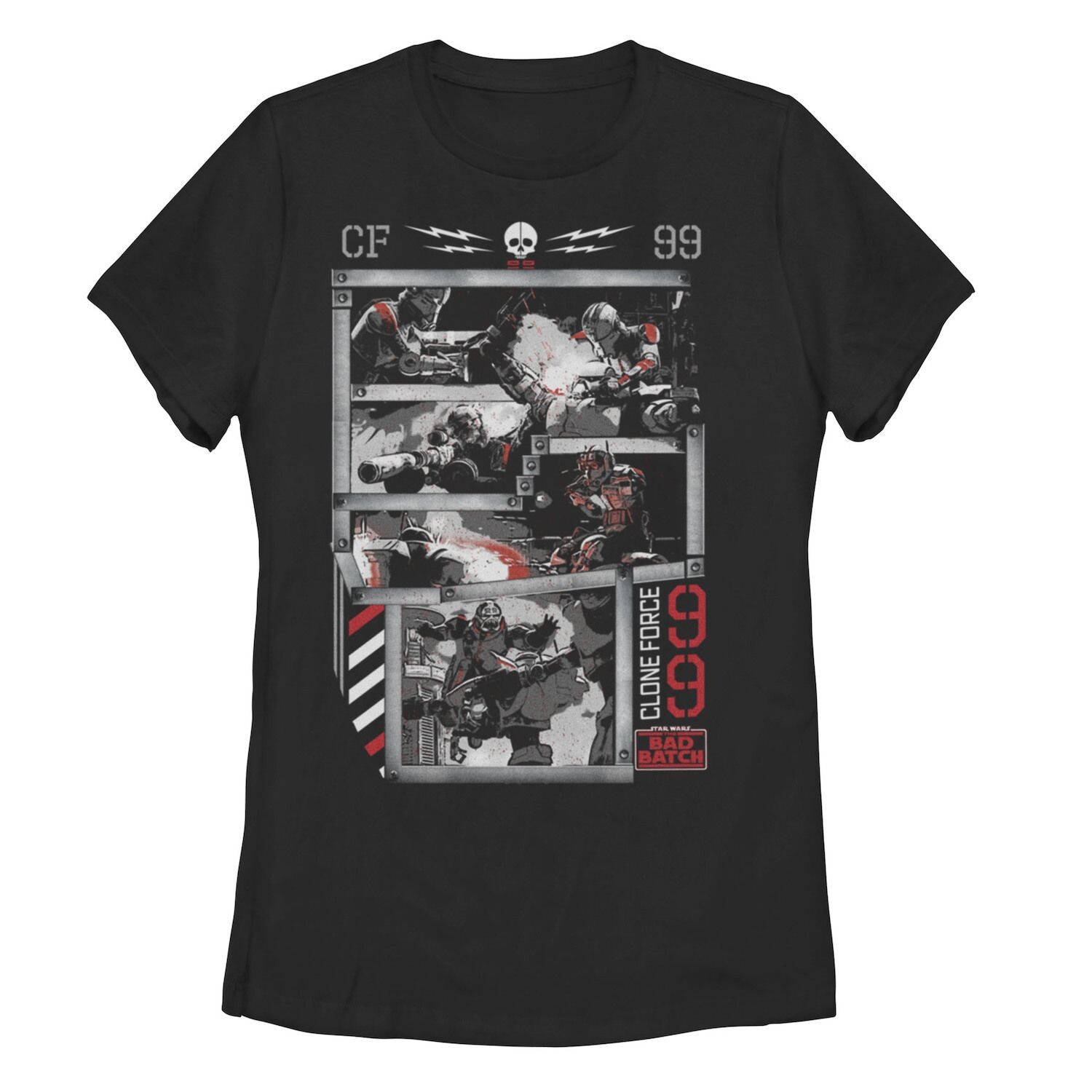 Футболка Action Faction для юниоров Star Wars: The Bad Batch Clone Force 99 Licensed Character
Футболка Action Faction для юниоров Star Wars: The Bad Batch Clone Force 99 Licensed Character