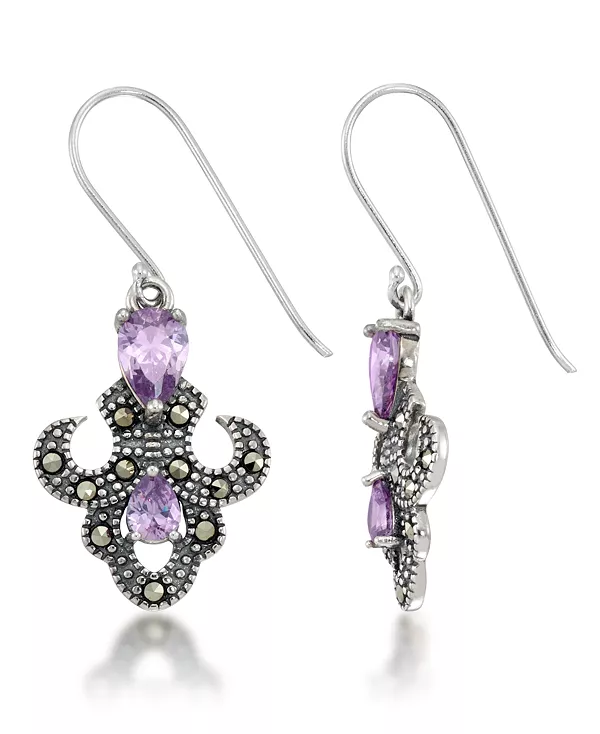 Серьги-Подвески с аметистом и геральдической лилией Macy'S, purple
Серьги-Подвески с аметистом и геральдической лилией Macy'S, purple