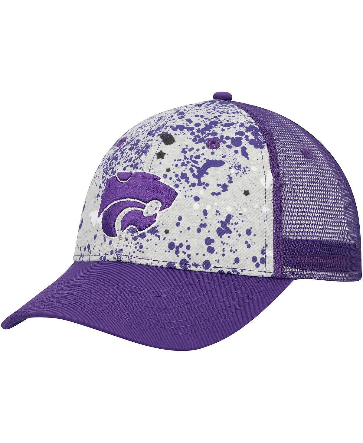 Мужская серо-фиолетовая кепка Kansas State Wildcats Love Fern Trucker Snapback Colosseum
Мужская серо-фиолетовая кепка Kansas State Wildcats Love Fern Trucker Snapback Colosseum