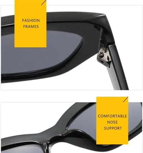 Ретро солнцезащитные очки для женщин, винтажные, черные, в маленькой оправе, с градиентным переходом цвета, модные женские солнцезащитные очки MTZJH, Black
Ретро солнцезащитные очки для женщин, винтажные, черные, в маленькой оправе, с градиентным переходом цвета, модные женские солнцезащитные очки MTZJH, Black