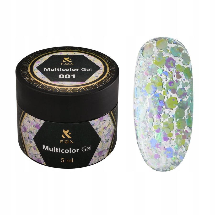 Fox Multicolor Gel 001 5 мл TM F.O.X 
Fox Multicolor Gel 001 5 мл TM F.O.X