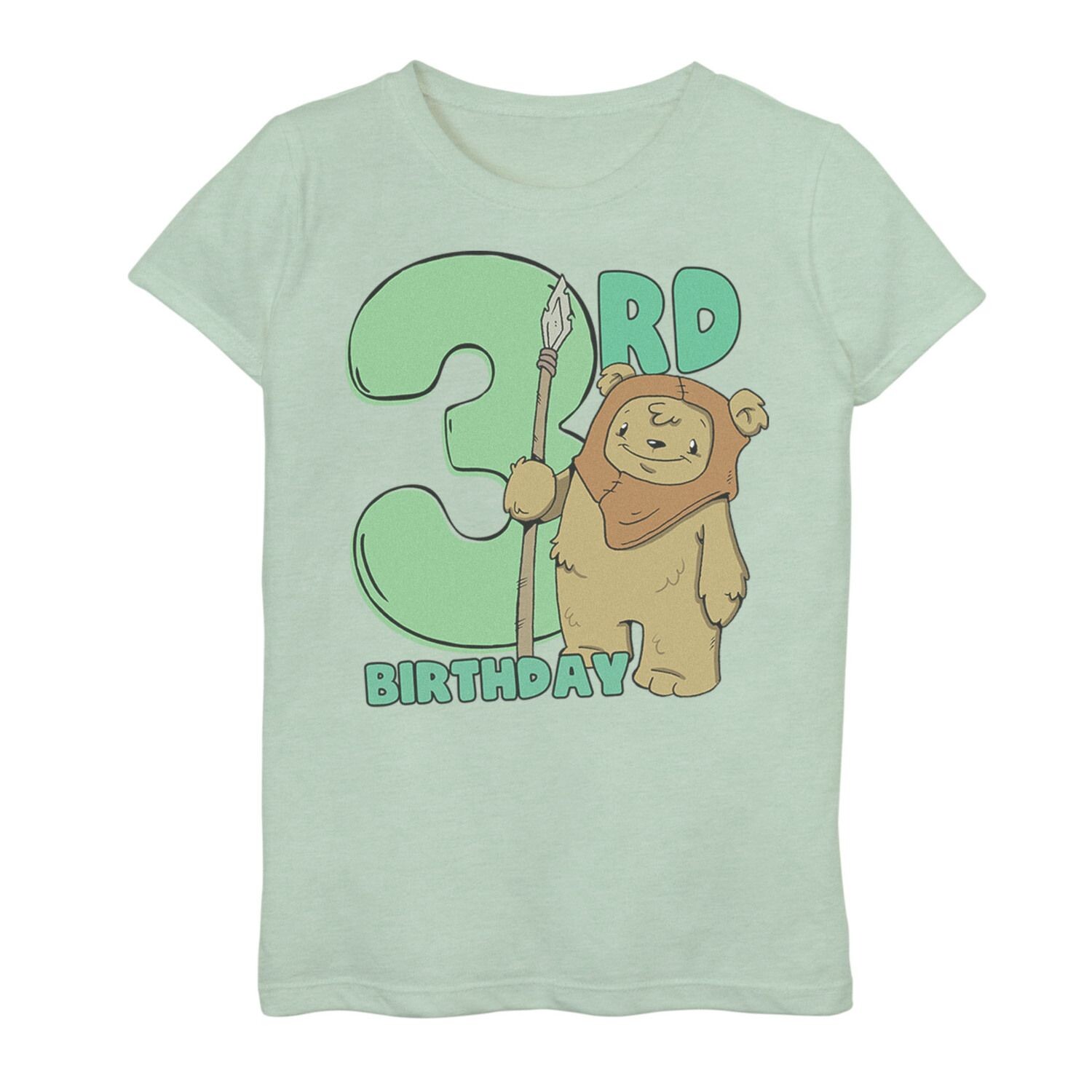 Милая футболка с рисунком эвока на 3-й день рождения для девочек 7–16 лет со звездными войнами Star Wars
Милая футболка с рисунком эвока на 3-й день рождения для девочек 7–16 лет со звездными войнами Star Wars