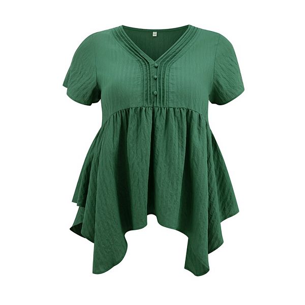 Топ-туника с асимметричным подолом и декором на пуговицах для женщин Plus size Grace & Grandeur, Dark Green, Зеленый, Топ-туника с асимметричным подолом и декором на пуговицах для женщин Plus size Grace & Grandeur, Dark Green
Топ-туника с асимметричным подолом и декором на пуговицах для женщин Plus size Grace & Grandeur, Dark Green, Зеленый, Топ-туника с асимметричным подолом и декором на пуговицах для женщин Plus size Grace & Grandeur, Dark Green