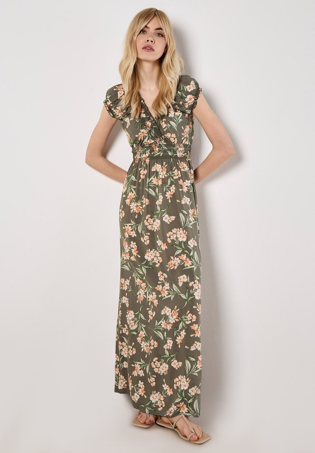 Платье макси JASMINE FLORAL WRAP Apricot, хаки
Платье макси JASMINE FLORAL WRAP Apricot, хаки